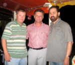 Mircea Costea and Marian Irdache, Mayor with Feridun